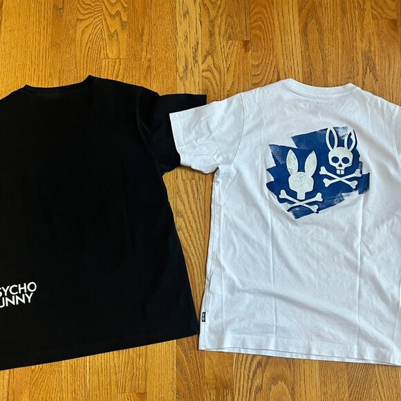 Boys Psycho Bunny t-shirts (two shirts) - Size L 14/16 - Picture 2 of 3